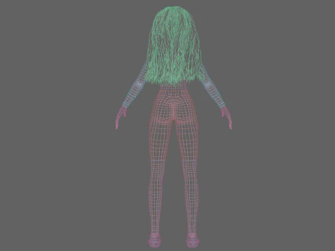Basic Standard woman V36283 3D Model