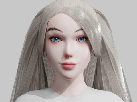 Beautiful Pretty Woman V30716 3D Model