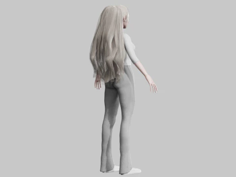 Beautiful Pretty Woman V30716 3D Model