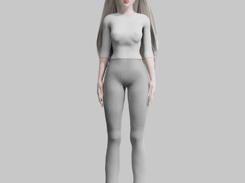 Beautiful Pretty Woman V30716 3D Model