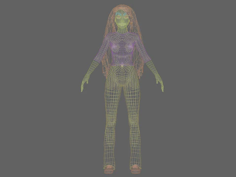 Beautiful Pretty Woman V30716 3D Model
