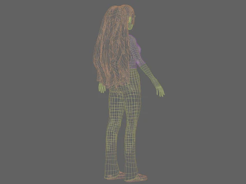 Beautiful Pretty Woman V30716 3D Model