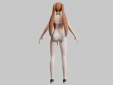 Classic Pretty Woman V25023 Modello 3D
