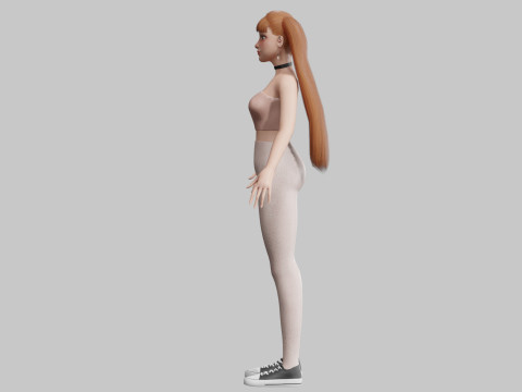 Classic Pretty Woman V25023 Modello 3D