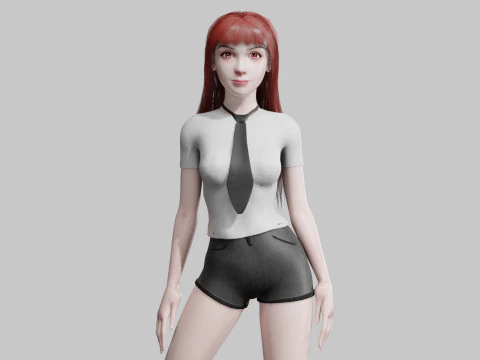 Linda mujer clásica V33730 Modelo 3D