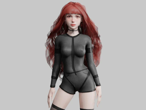 सुंदर सुंदर महिला V40217 3D मॉडल