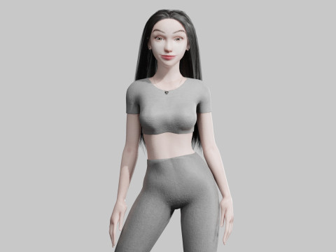 Pretty Standard Woman V36035 3Dモデル