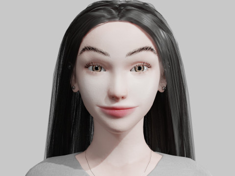 Pretty Standard Woman V36035 3D Model