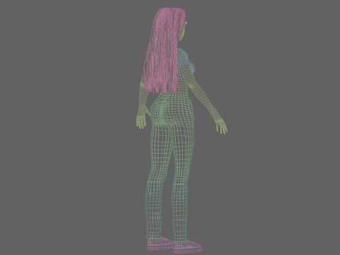 Pretty Standard Woman V36035 3D Model