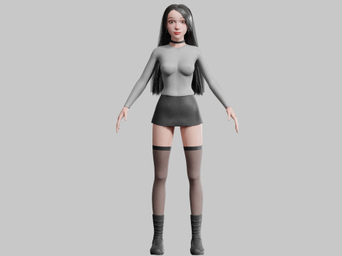Standard Basic Woman V34587 Modelo 3D