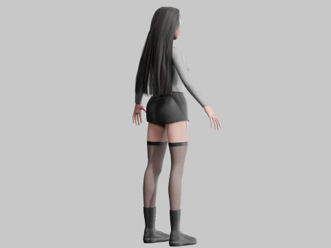 Standard Basic Woman V34587 Modelo 3D