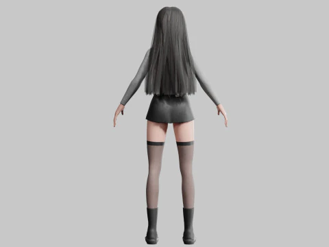 Standard Basic Woman V34587 3D Model