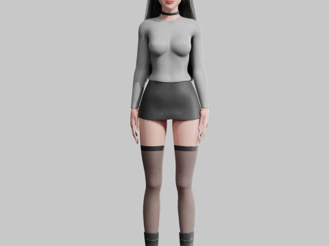 Standard Basic Woman V34587 Modelo 3D