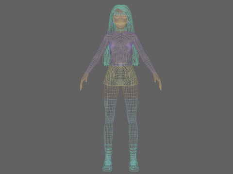 Standard Basic Woman V34587 Modelo 3D