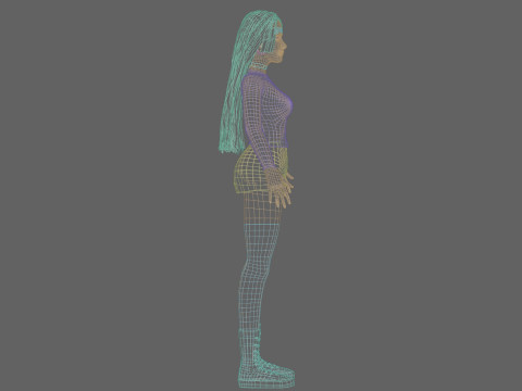 Standard Basic Woman V34587 Modelo 3D