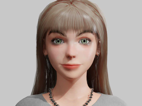 Sweet Basic Woman V30993 3D Model