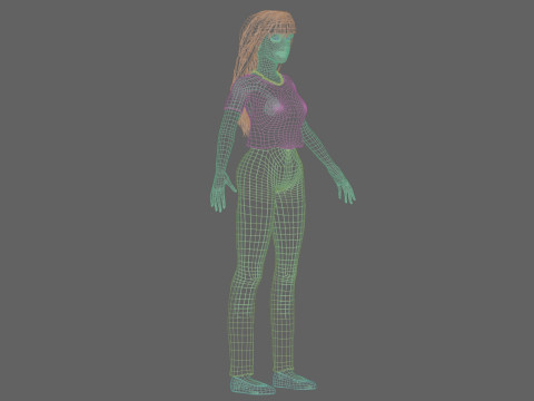 Sweet Basic Woman V30993 3D Model