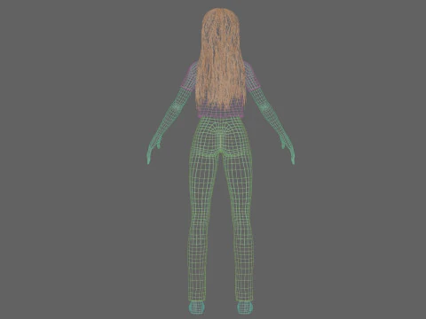 Sweet Basic Woman V30993 3D Model