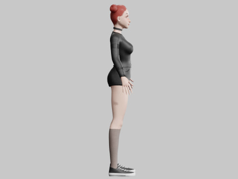 Sweet cute Woman V24907 Modelo 3D