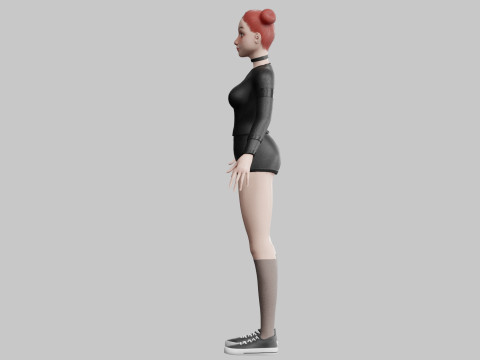 Sweet cute Woman V24907 Modelo 3D