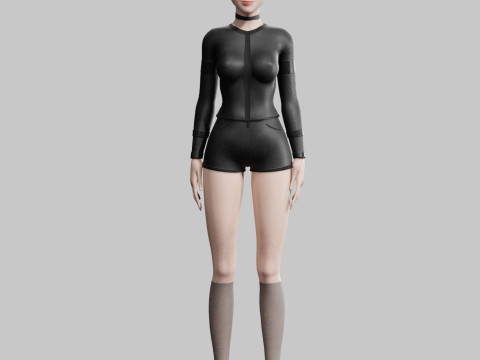Sweet cute Woman V24907 Modelo 3D