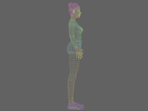 Sweet cute Woman V24907 Modelo 3D