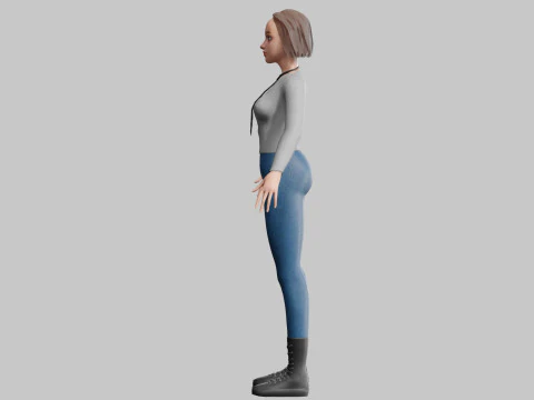 Dulce mujer bonita V31882 Modelo 3D