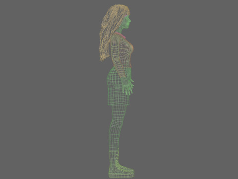 Teen cute Woman V38783 Modello 3D