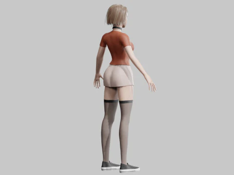 Teen Pretty Woman V30619 3D Model