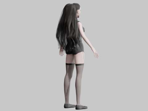 Young Pretty Woman V28667 Modelo 3D