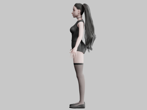 Young Pretty Woman V28667 Modelo 3D