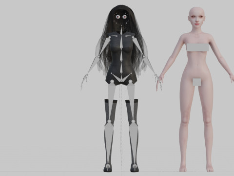 Young Pretty Woman V28667 Modelo 3D