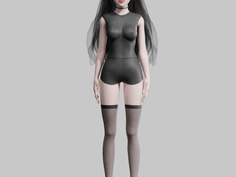 Young Pretty Woman V28667 Modelo 3D