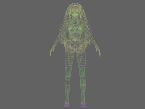 Young Pretty Woman V28667 Modelo 3D
