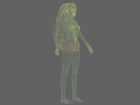 Young Pretty Woman V28667 Modelo 3D