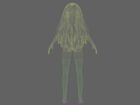 Young Pretty Woman V28667 Modelo 3D