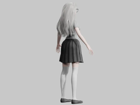Basic Beautiful woman V33197 3D Model