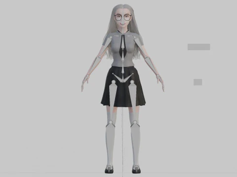 Basic Beautiful woman V33197 3D Model