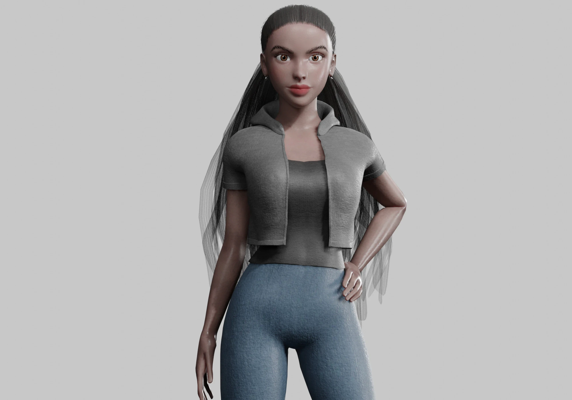Basic classic woman V29640 3D Model .c4d .max .obj .3ds .fbx .stl .blend 