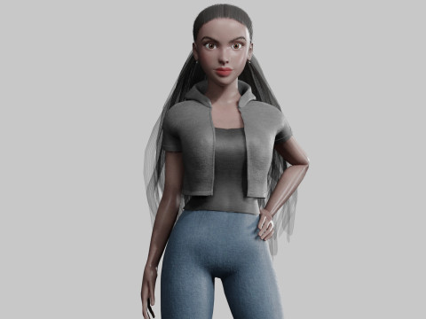 Basic classic woman V29640 Modèle 3D