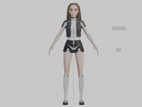 Basic cool woman V34182 3D Модель
