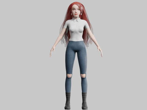 Basic Pretty Woman V36124 3D Model