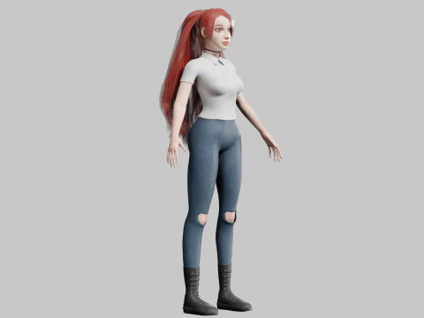 Basic Pretty Woman V36124 3D Model