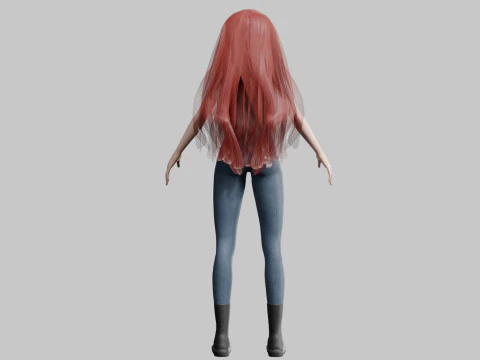 Basic Pretty Woman V36124 3D Model