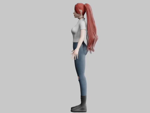 Basic Pretty Woman V36124 3D Model