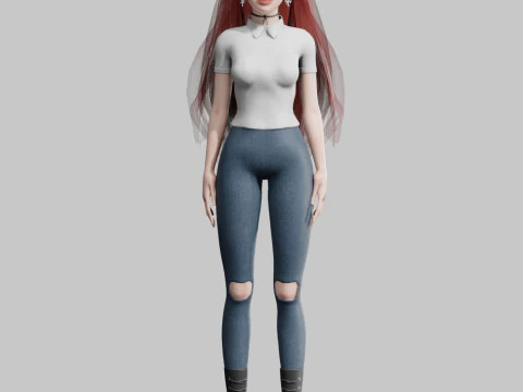 Basic Pretty Woman V36124 3D Model