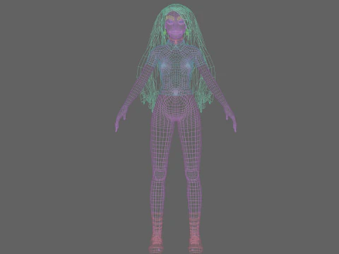 Basic Pretty Woman V36124 3D Model