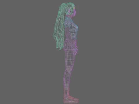 Basic Pretty Woman V36124 3D Model