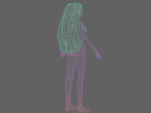 Basic Pretty Woman V36124 3D Model