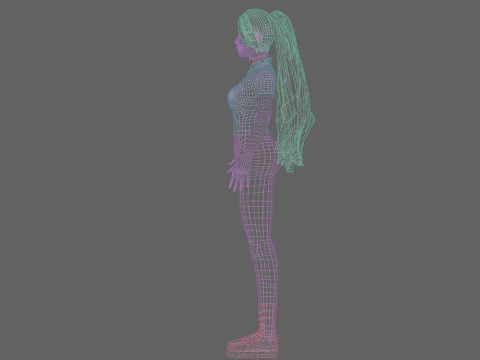 Basic Pretty Woman V36124 3D Model